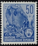Stamps Germany -  Botar barco
