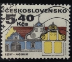 Sellos de Europa - Checoslovaquia -  Edificación tipica