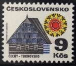Stamps Czechoslovakia -  Edificación tipica