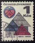 Stamps Czechoslovakia -  Edificación tipica