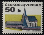 Stamps Czechoslovakia -  Edificación tipica