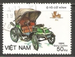 Stamps : Asia : Vietnam :  Old Automobiles
