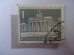Stamps Germany -  Puerta de Branderburg-Alemania Federal.