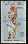 Stamps Morocco -  Mujer urbana