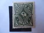 Stamps Germany -  Deutsches Reich - Corneta de Correo - Definitives - Posthorn