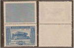 Stamps Argentina -  mausoleo de B. Rivadavia (con complemento)