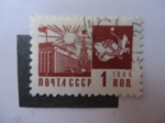 Stamps Russia -  Palacio de Congresos en el Kremlin - CCCP 