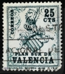 Stamps Spain -  Edifil Val 1