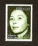 Stamps Europe - Ireland -  Personajes - Actores -  Siobhan McKenna