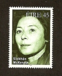 Sellos del Mundo : Europa : Irlanda : Personajes - Actores -  Siobhan McKenna