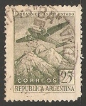 Stamps : America : Argentina :  Lineas aereas del Estado