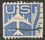 Stamps United States -  Avion