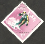 Stamps Hungary -  1941 - Olimpiadas de invierno de Grenoble