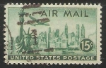 Stamps United States -  Correo aereo