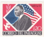 Sellos de America - Paraguay -  Martin Luther King- centenario epopeya nacional