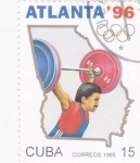 Sellos de America - Cuba -  Atlanta-96