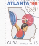 Stamps Cuba -  Atlanta-96