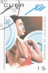 Stamps Cuba -  juegos panamericanos Mar del Plata.95
