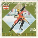 Stamps Equatorial Guinea -  olimpiada de invierno Innsbruck-76