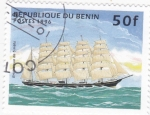 Sellos de Africa - Benin -  velero de epoca