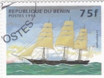 Sellos de Africa - Benin -  velero de epoca