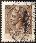 Stamps Italy -  Moneda de Siracusa