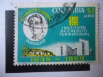 Stamps Colombia -  Instituto de Crédito Territorial - Dr. Eduardo Santos, fundador - 1939-1969, 30 Aniversario.