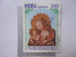 Stamps Peru -  Navidad 83.