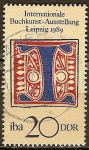 Stamps Germany -  IBA - Arte Internacional de Exposiciones, Leipzig 1989 DDR.