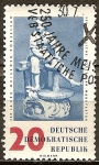 Stamps Germany -  250 años porcelana de Meissen (DDR).