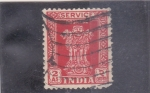 Stamps India -  columna de Asoca