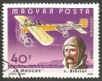 Sellos de Europa - Hungra -  La Manche- L.Bieriot