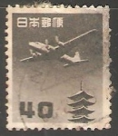 Stamps Japan -  Avion