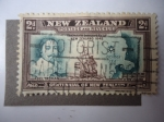 Stamps : Europe : New_Zealand :  Navegante: Abel  Tasman1603-1659 - (Scott/Al:232) Centenial of New Zeland 1840-1940