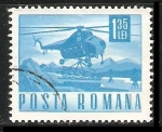 Sellos del Mundo : Europa : Rumania : Helicoptero