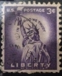 Stamps United States -  Estàtua de la libertad