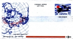 Stamps Spain -  Aerograma, con sello Impreso