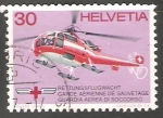 Stamps Switzerland -  Air Rescue suíço-organização de resgate  suíço