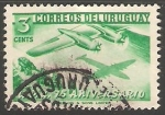 Stamps Uruguay -  U.P.U. 75 aniversario