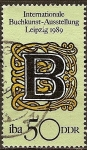 Stamps Germany -  IBA - Exposición Internacional de Arte Libro, Leipzig 1989 DDR.