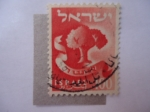 Stamps Israel -  Aser - Tribu de Israel.