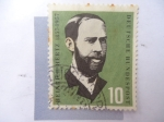 Stamps Germany -  Fisico,Heinrich Hertz 1857-1957