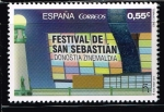 Stamps : Europe : Spain :  Edifil  4990  Cine Español.  " Festival de Cine de SAN SEBASTIAN "
