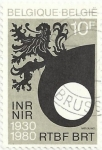 Stamps Belgium -  50 ANIVERSARIO SERVICIO PÚBLICO DE RADIODIFUSIÓN. SIGLAS CORPORATIVAS. YVERT BE 1995