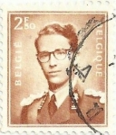 Stamps Belgium -  SERIE REY BALDUINO TIPO MARCHAND. VALOR FACIAL 2.50 BEF. YVERT BE 1028