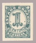 Stamps Spain -  Cifras Cid e Isabel
