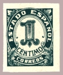 Stamps Spain -  Cifras Cid e Isabel