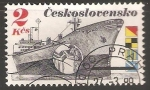 Sellos de Europa - Checoslovaquia -  Barco