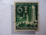 Stamps Germany -  Danzig es Alemán - Ocupación de Danzig-Reintegración de Danzig en el Reino Alemán