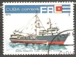 Sellos de America - Cuba -  Flota pesquera Cuba 